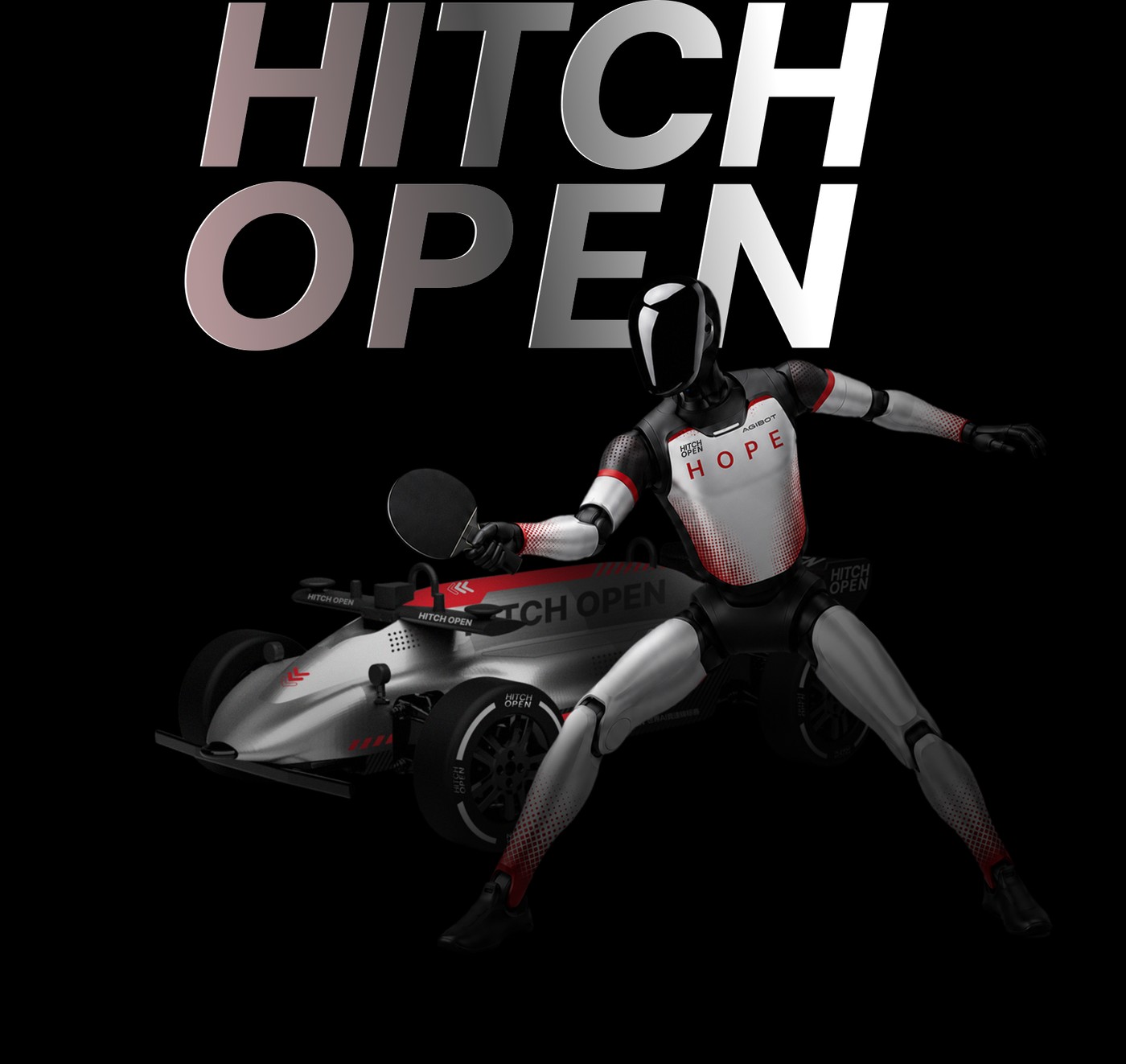 HITCH OPEN — HOPE 人形机器人与 AI 赛车